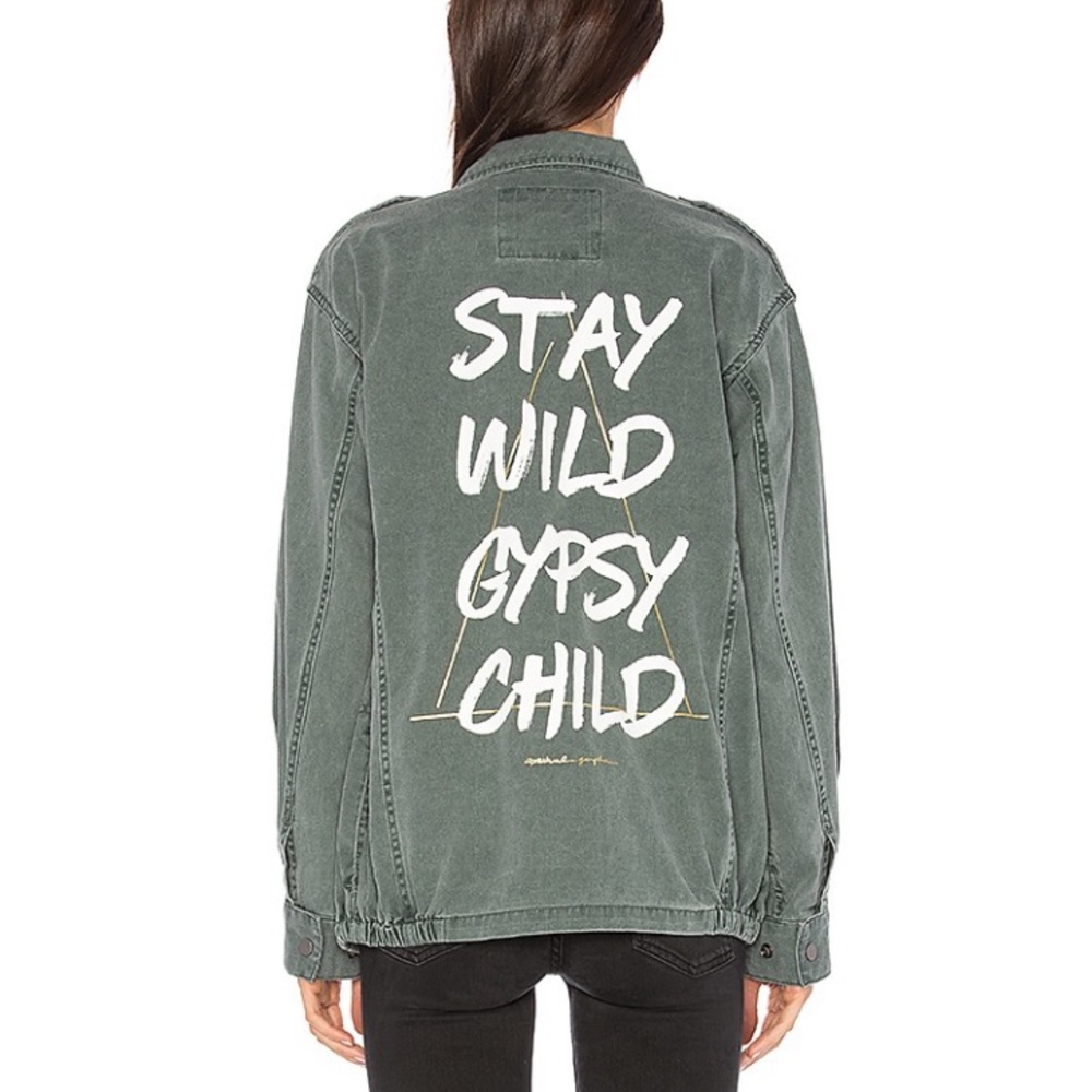 Spiritual Gangster Stay Wild Army Jacket